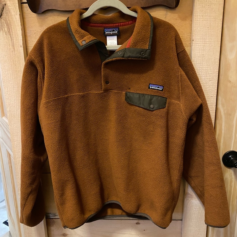 Patagonia Men’s Synchilla Fleece Pullover Brown M